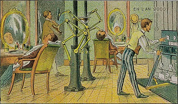 Así pensaba la gente del 1900 que sería el futuro en el 2000