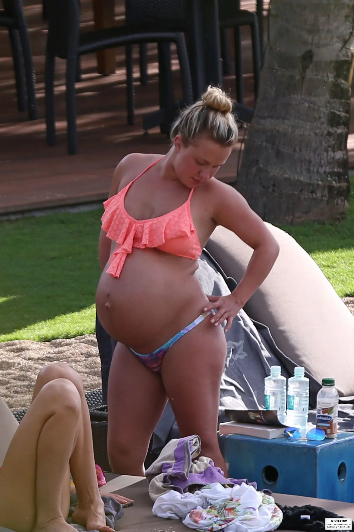 hayden panettiere diamond por embarazo en bikini