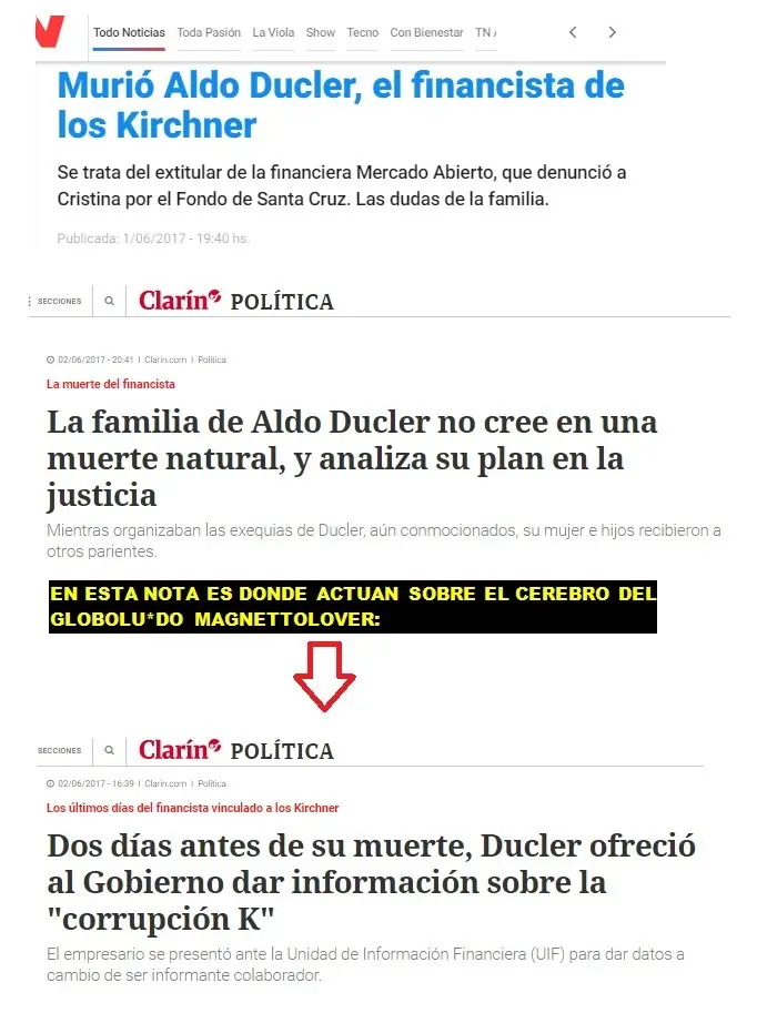 Murió Aldo Ducler, el financista de la familia Kirchner