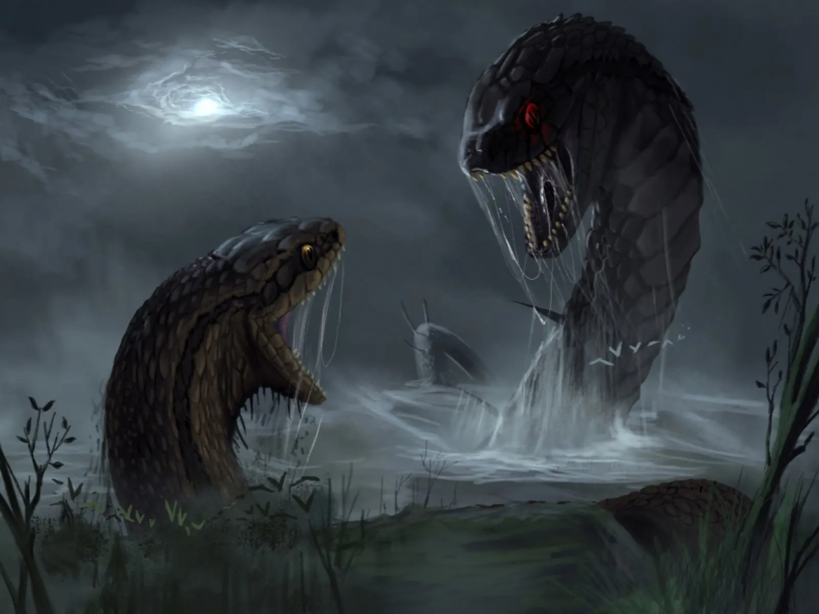 Leyenda: Caí Caí-Vilu y Ten Ten-Vilu.