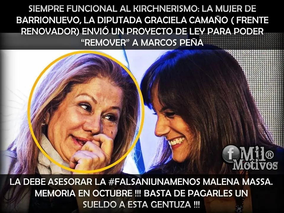 Camaño envió un proyecto para poder remover a Marcos Peña