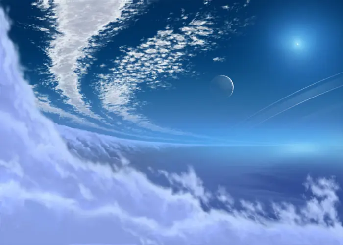 El color del cielo de los planetas