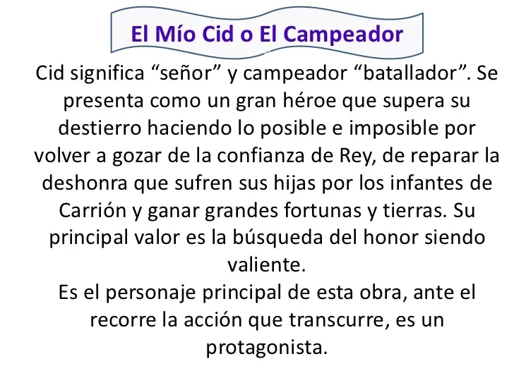 Mio Cid campeador ( historia )