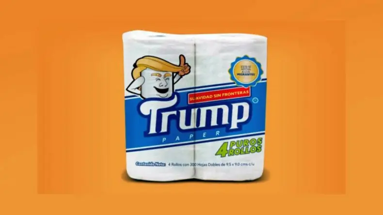 Un mexicano lanzará a la venta el papel higiénico Trump