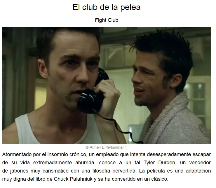 20 Películas que ganaron la calificación máxima del público.