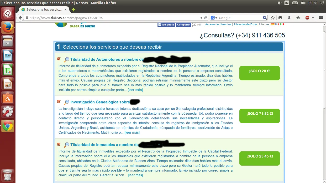 Cuidado con tus datos personales lince! (dateas.com)