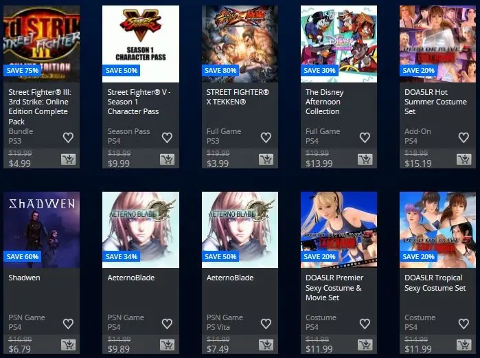 Street Fighter 5 y FIFA17 a 20 dólares Street Fighter 5 y FIFA17 a 20 dólares