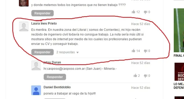 La verdad, Argentina no necesita ingenieros