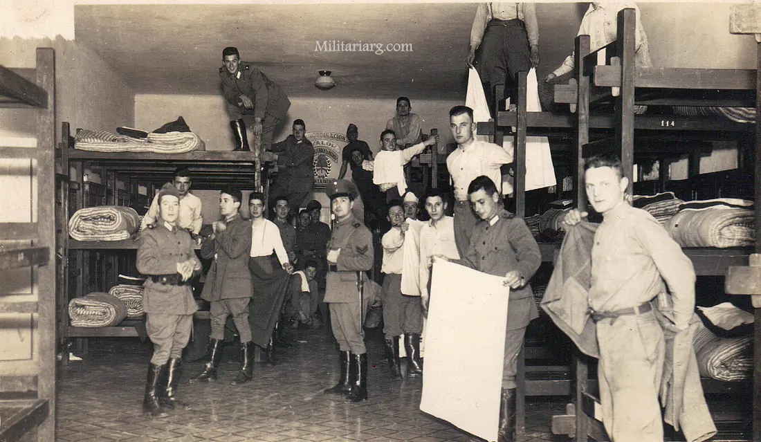Los antiguos uniformes del Ejército Argentino.