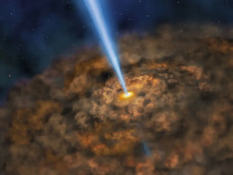 Sofia detecta polvo frio alrededor de agujeros negros activo