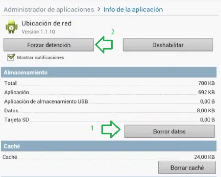 el movil no detecta internet