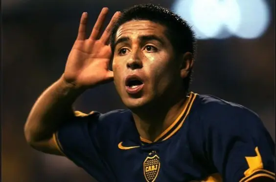 hice a Juan Roman Riquelme en acrílico