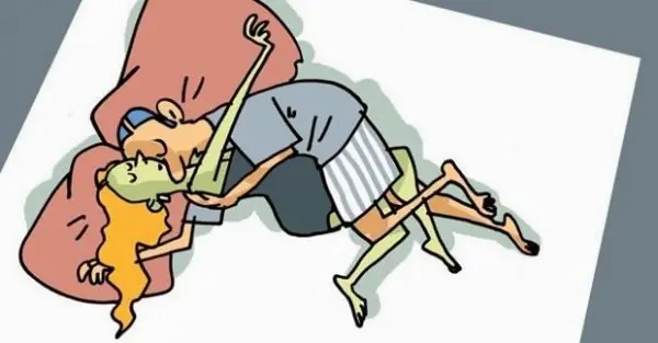 La pareja y el significado de las posiciones en la q duermen