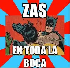 El mejor zas en toda la boca