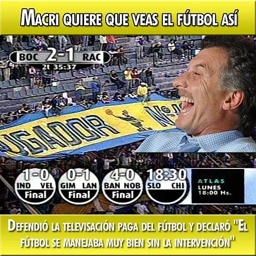 Con Cristina, con Macri
