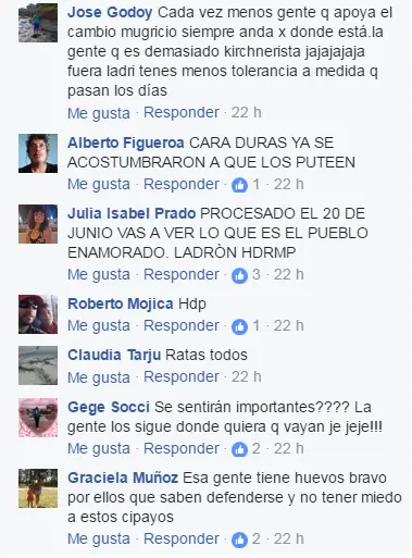 Escracharon de nuevo a Macri y Vidal, mira los comentarios K