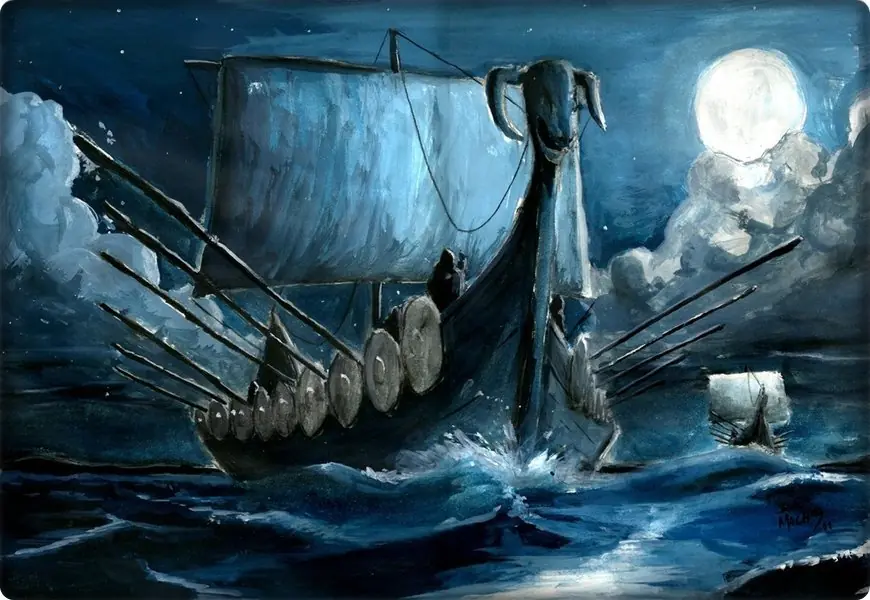 Vikingo Cuervo Floki Vilgeroarso