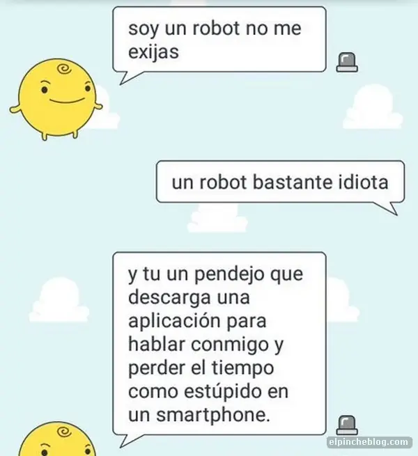 Graciosas conversaciónes, app simsimi.