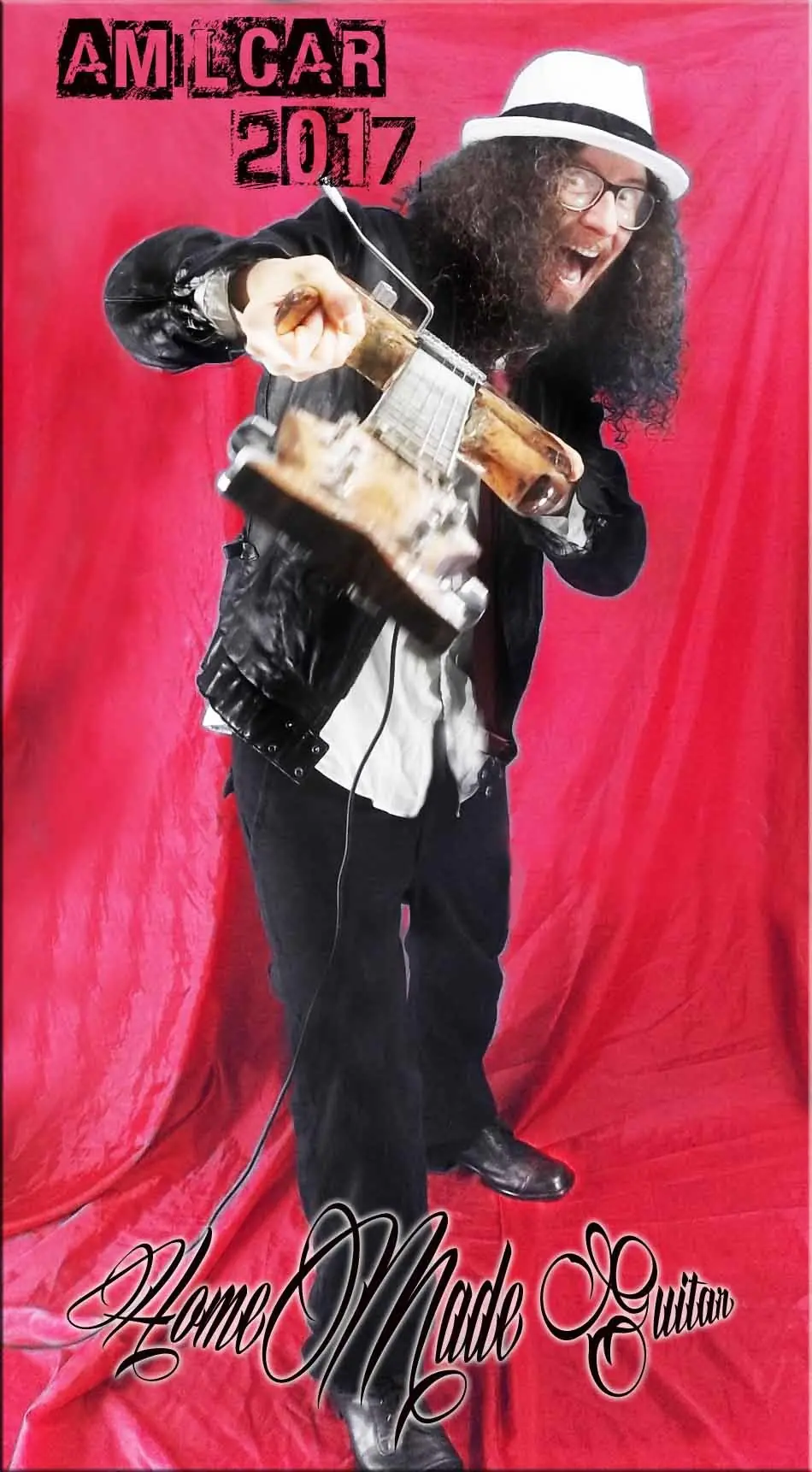 Como hacer una guitarra electrica casera. Homemade guitar