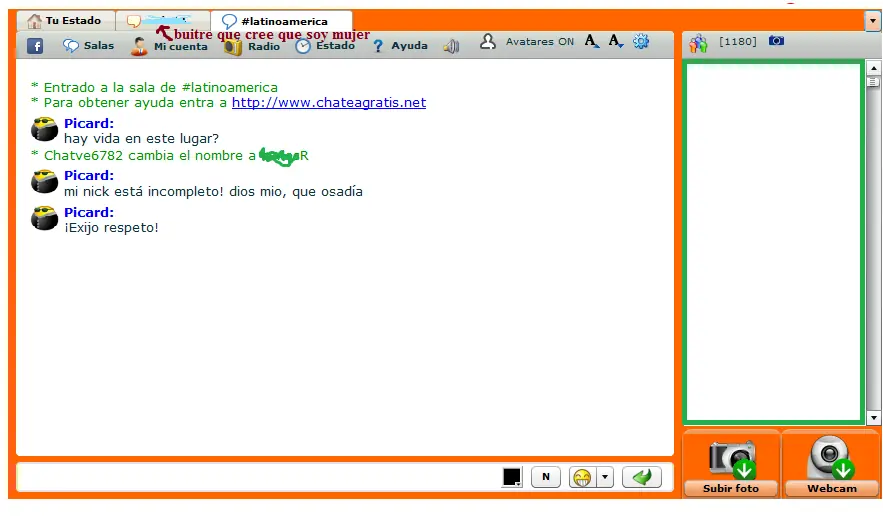 Me banearon de un chat por ponerme "picardia"