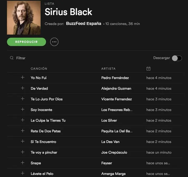 listas de reproduccion