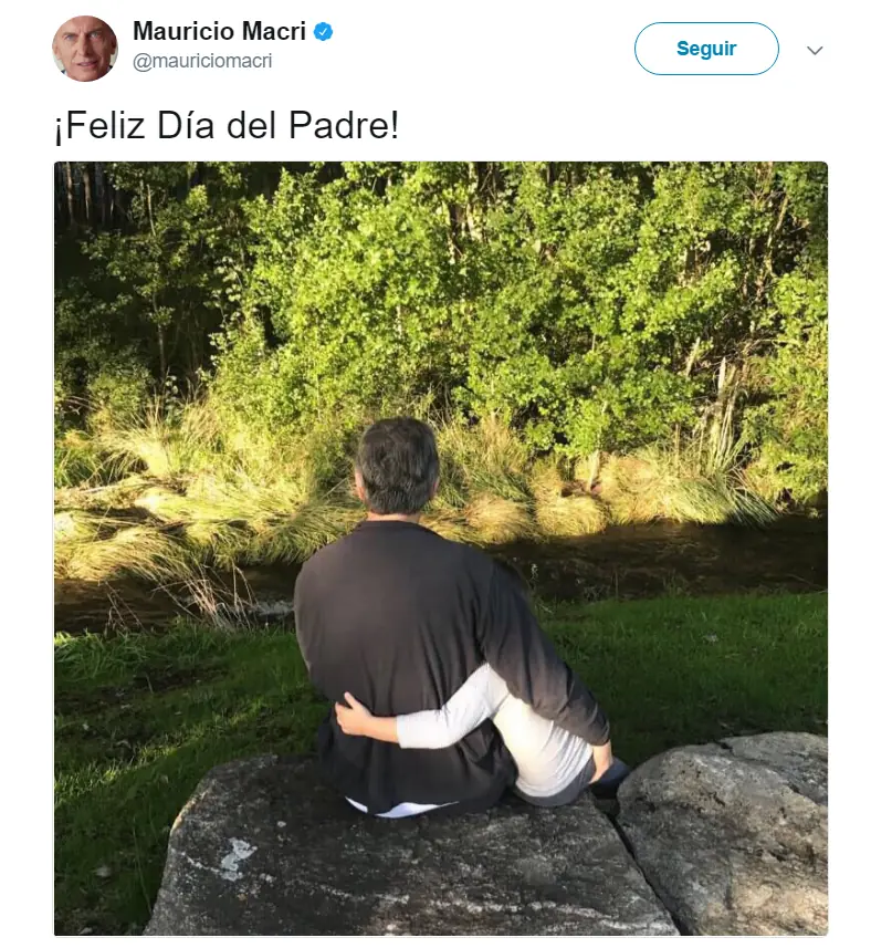 Polémica por una foto de Macri con Antonia