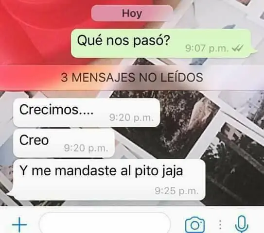 Envíale que nos paso a tu ex y espera a ver que te responde