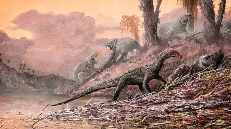 La era de los dinosaurios comenzó con una erupción