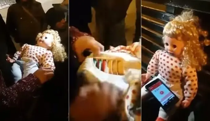 Horror por videos de muñeca sin pilas y poseída