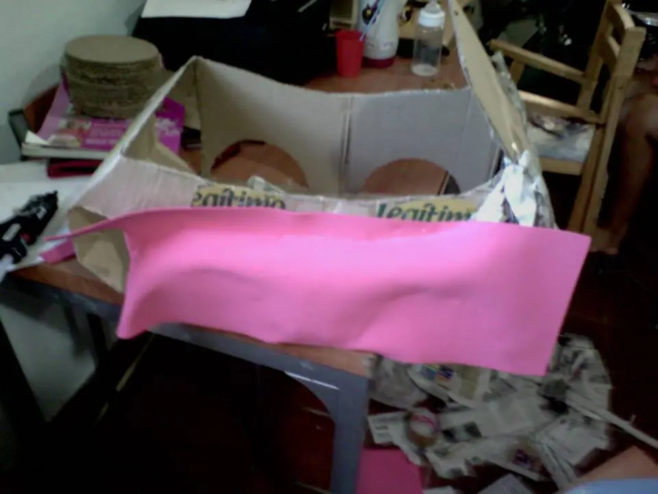 auto carton para ninos