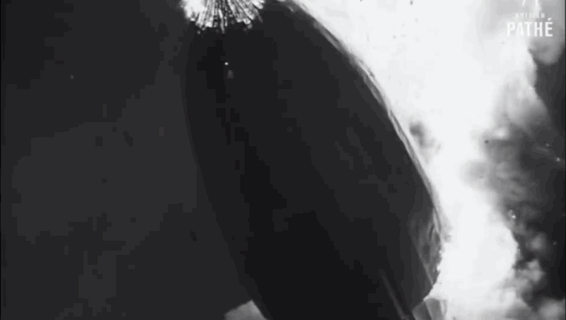Los sobrevivientes del accidente del dirigible Hindenburg
