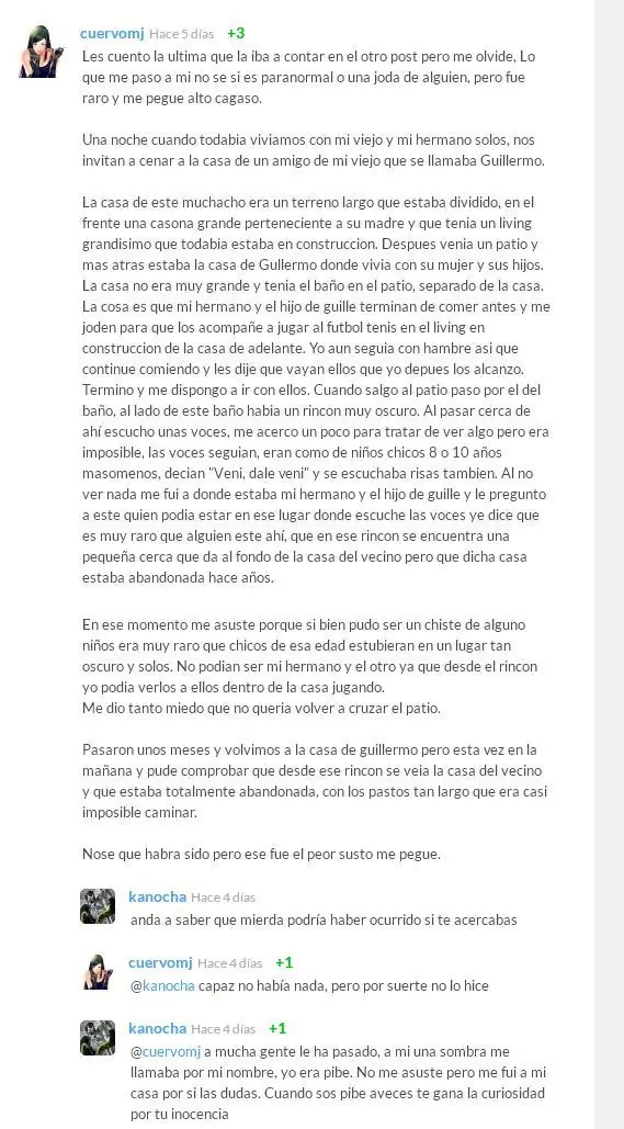 Historias paranormales de taringa #2, pasa.