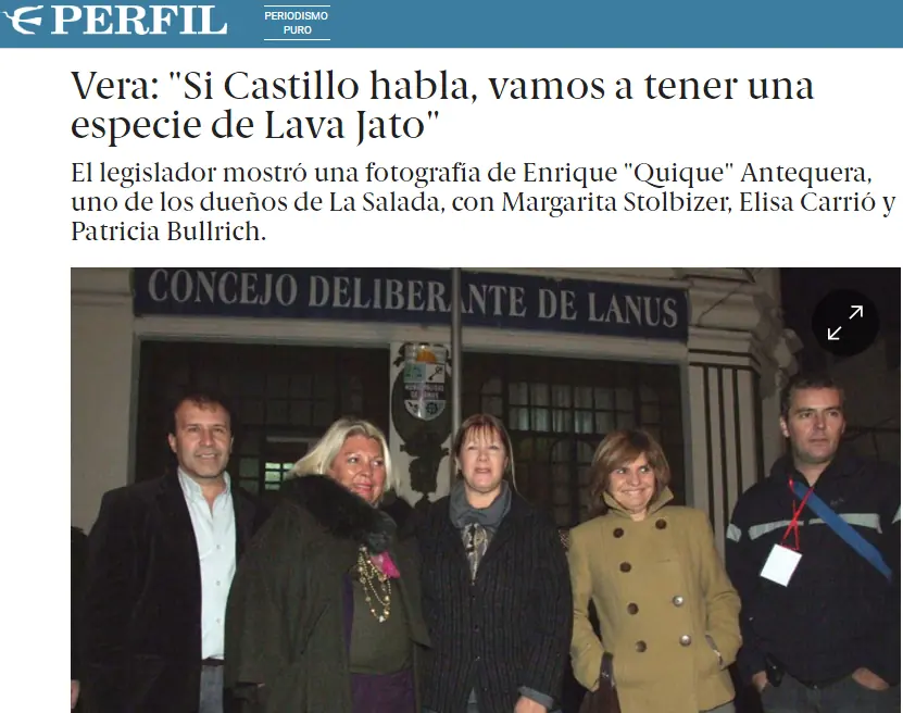 Castillo se escribe con "C" de Candidato de Cambiemos