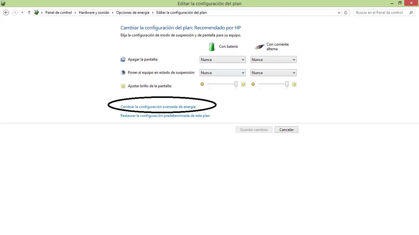 rendimiento sin programas