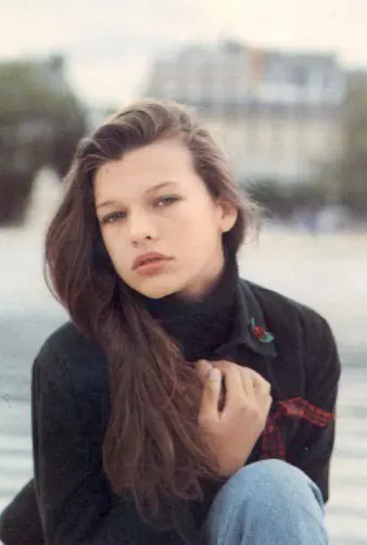 Fotos de Milla Jovovich de cuando era muy joven