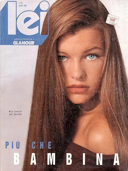 Fotos de Milla Jovovich de cuando era muy joven