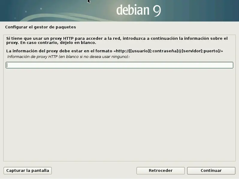 Guía de instalación de Debian 9 Stretch paso a paso