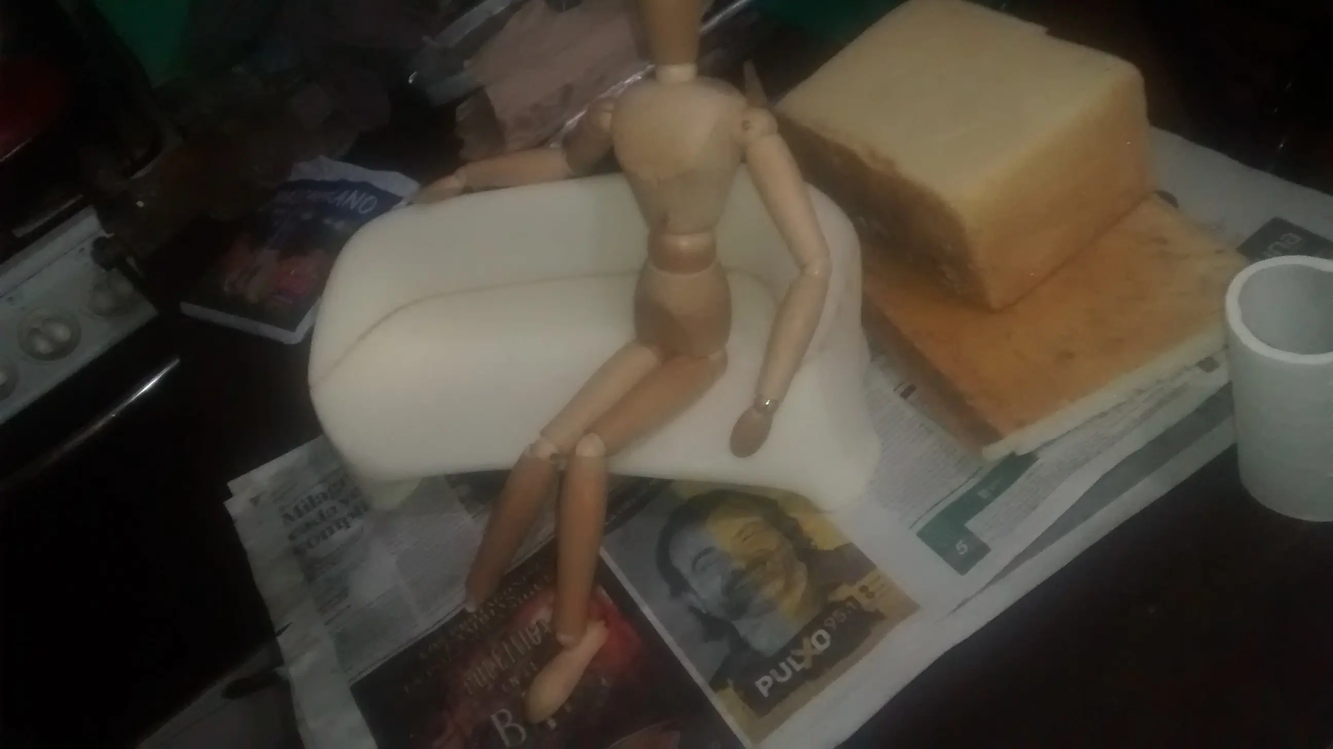 Diseñe un sillón en fibra de vidrio papu, pasate!