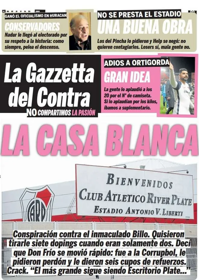 Feliz Descenso Doping Plate!