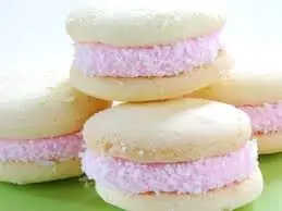 Galletitas merengadas caseras.