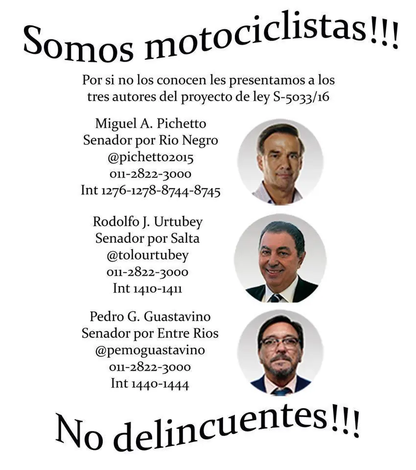Atención motociclistas! Pedimos por la seguridad de todos