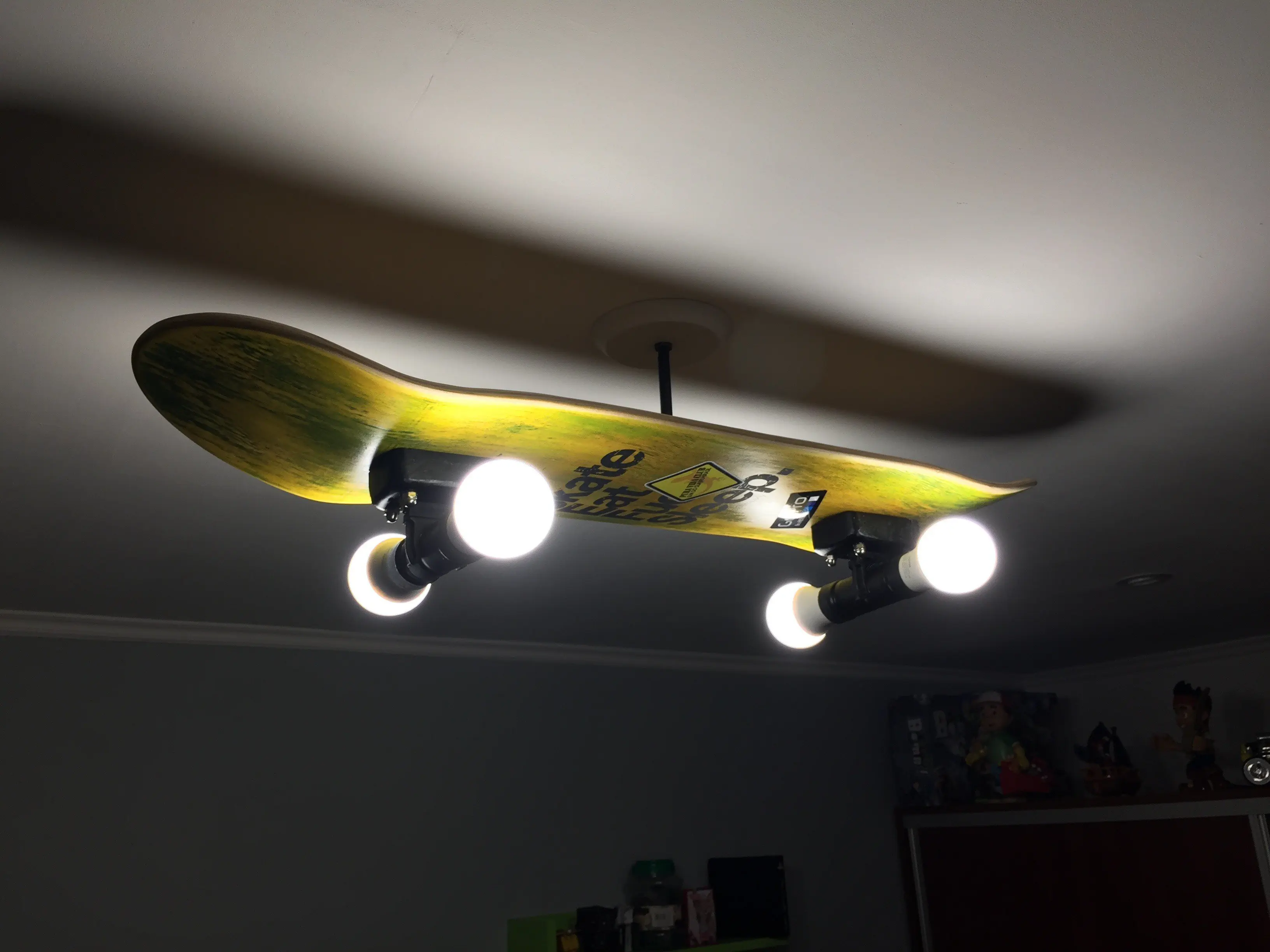 Una lampara de Skate para mi hijo