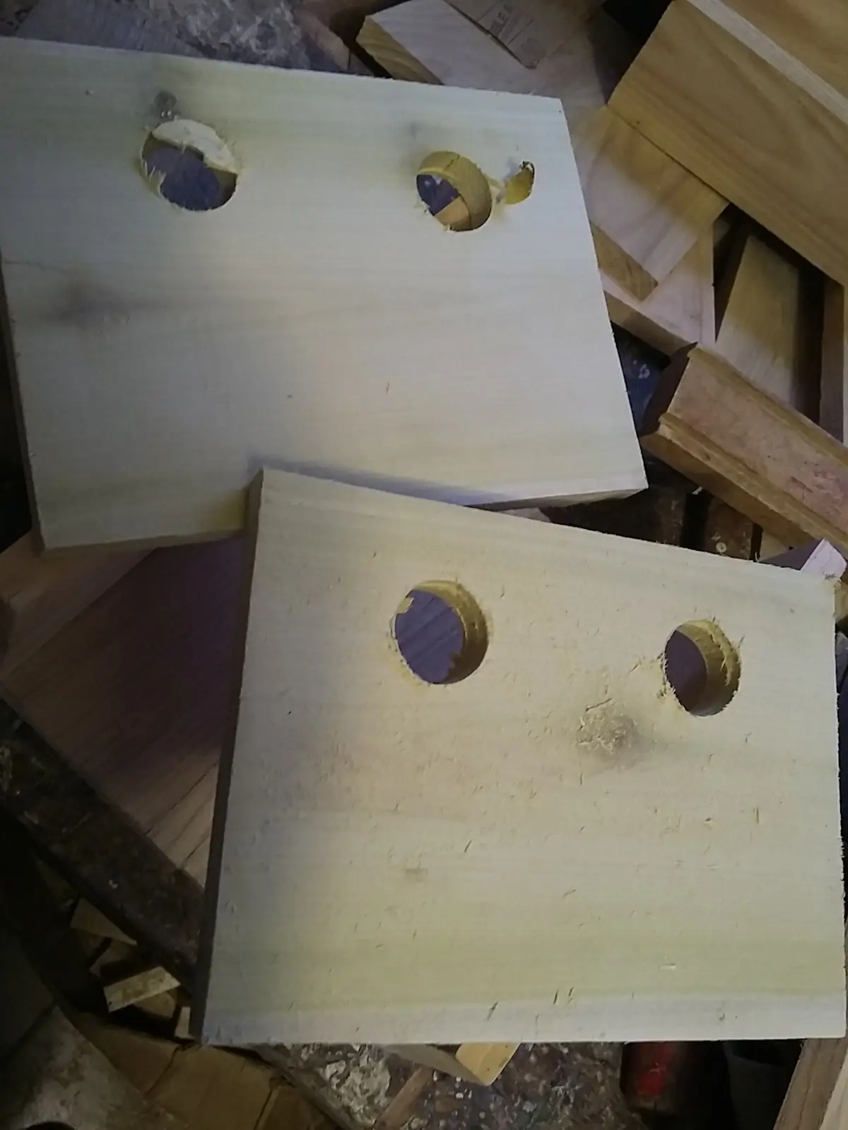 Cajoncitos de madera reciclada hechos por mí