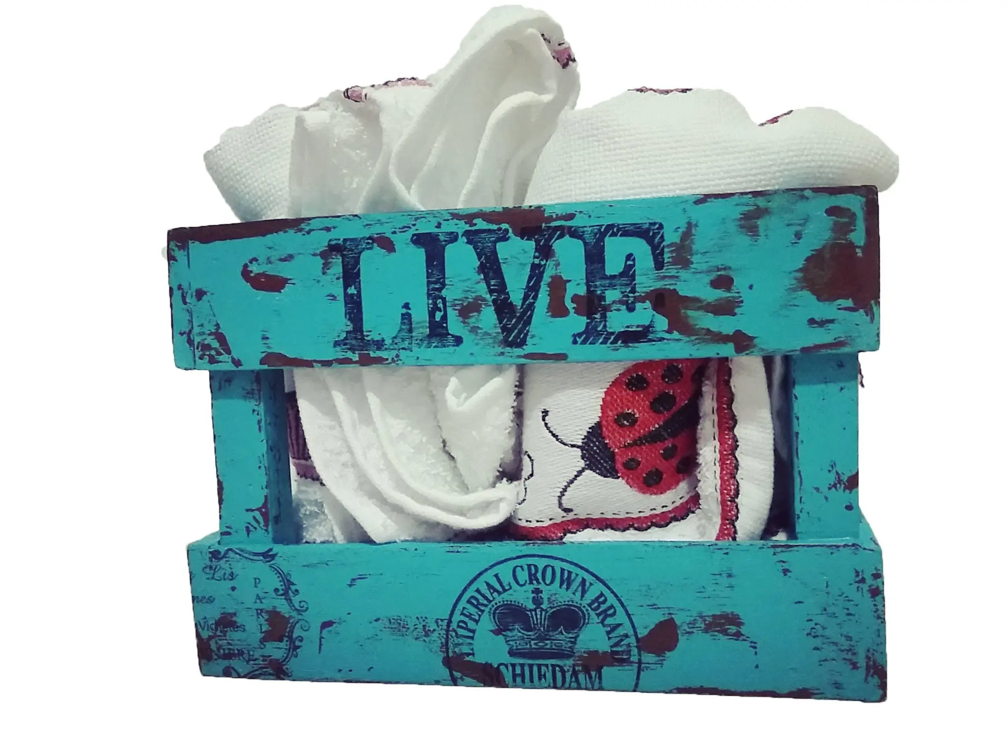 Cajoncito verdulero para decoración
