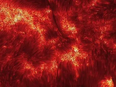 Descubren el origen de las espiculas de sol