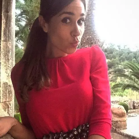 La bella presentadora Maria Gomez