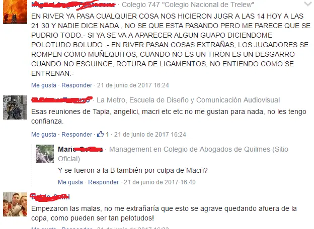 hablando