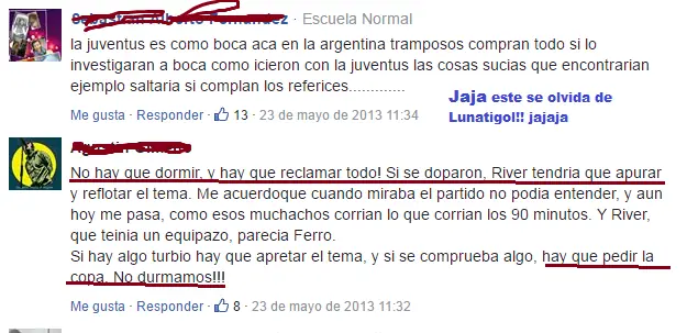 hablando