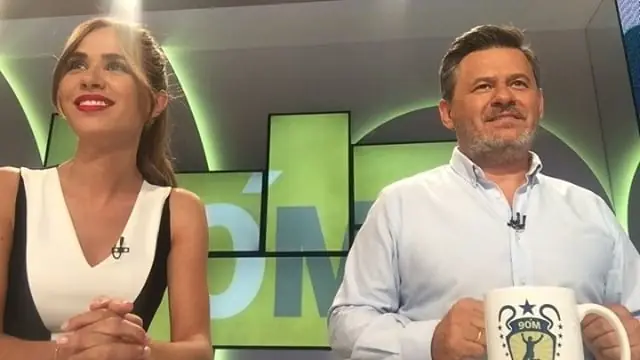 La bella presentadora Maria Gomez