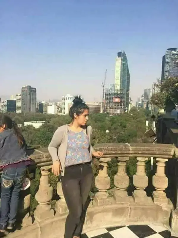 Pidió ayuda para que quitaran a la niña de su foto